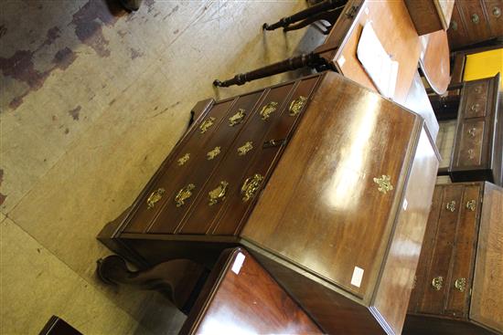 George III style mahogany bureau